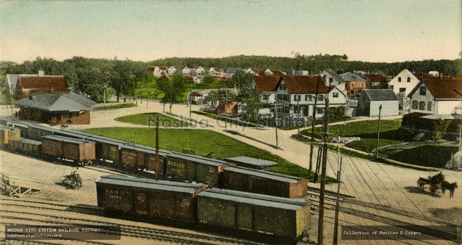 Postcard: Concord Junction Station, Massachusetts